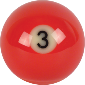 Aramith Premium Replacement Ball – #3 | Golden Break Billiards